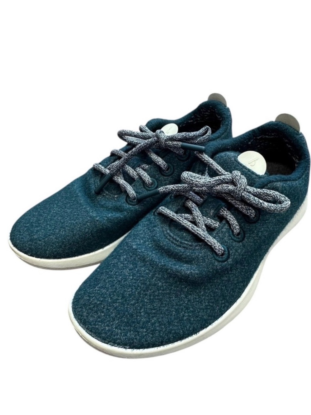 Allbirds Wool Runners Women's‎ Size 8 Walking Sneakers Teal Blue Comfort Shoes